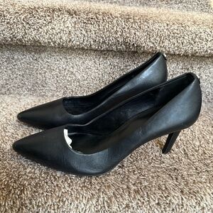 Michael Kors Black Women's Leather Heels